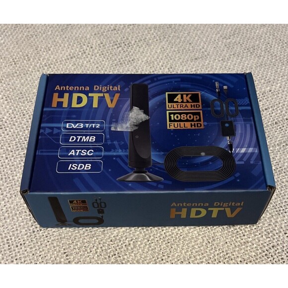 TV Antenna Indoor, HD Antenna for Smart TV ,Support 4K 1080P with Signal Booster - Picture 2 of 6